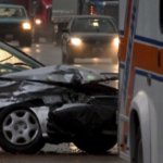 totaled car on highway | car accident attorney