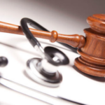 stethoscope and judge mallet | medical malpractice attorney
