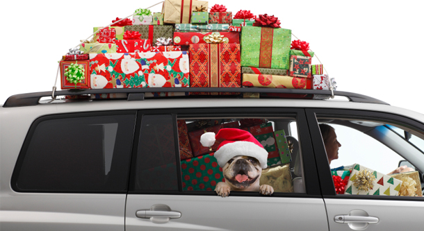 christmas presidents on top of suv | car accident attorney