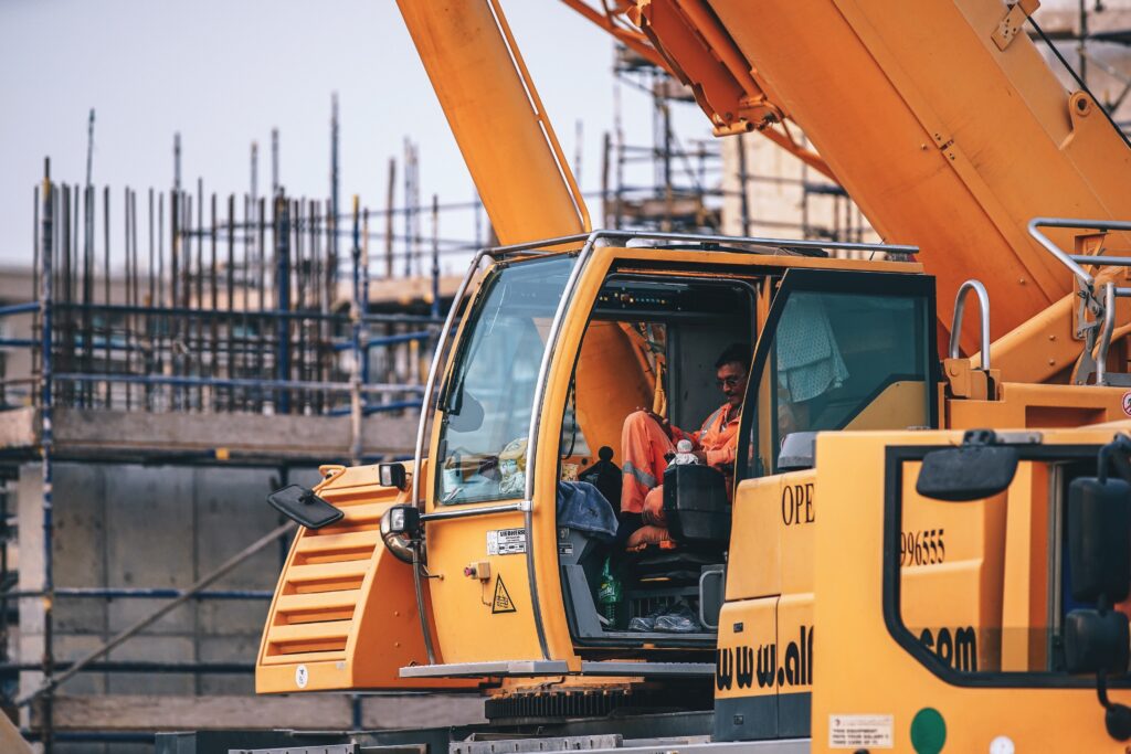 worker in construction crane | work injury attorney