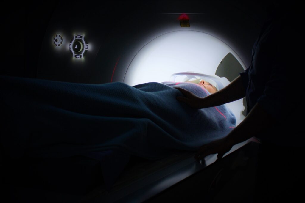 woman going into MRI machine | medical malpractice attorney